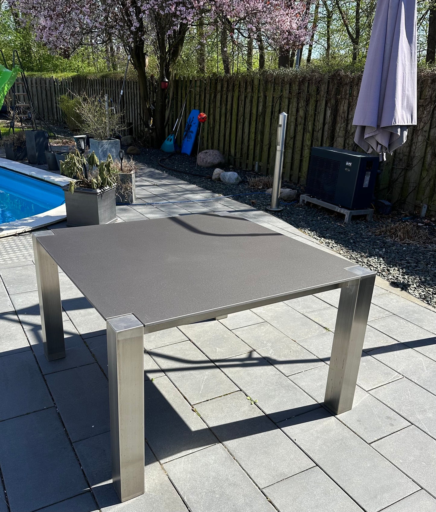 Gartentisch Kurz Trespa / HPL