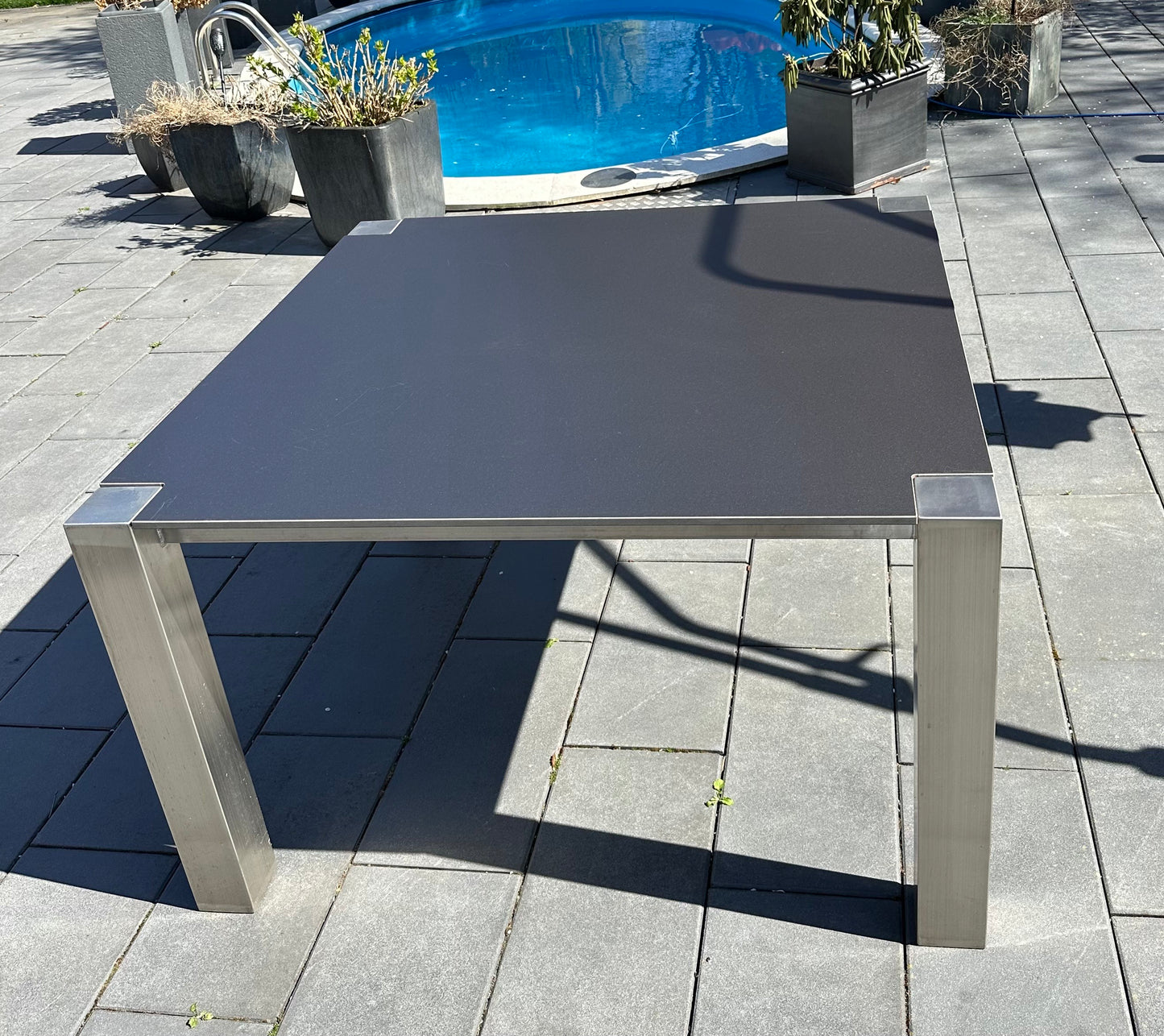 Gartentisch Kurz Trespa / HPL