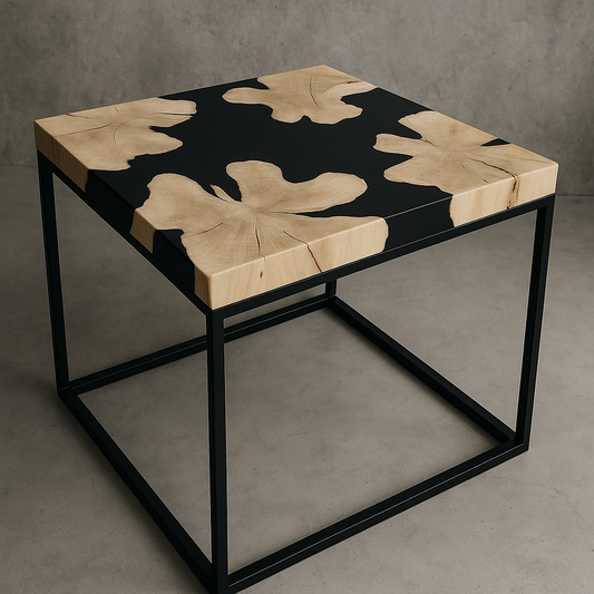 Couchtisch / Nachttisch "Olive Cube"