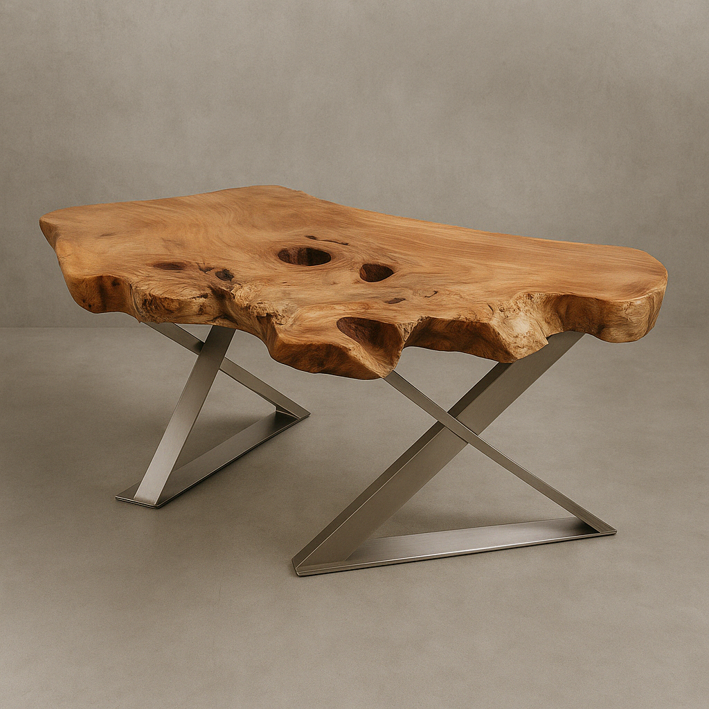 Massivholz Couchtisch